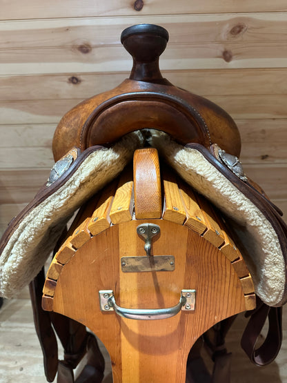 17” Woods’ Custom Western Work Training Saddle