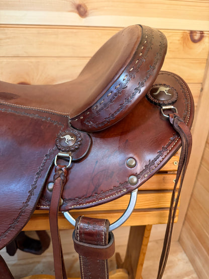15” Clinton Anderson Aussie Stock Saddle by Martin Saddlery