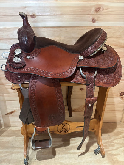 16” Circle Y Kelly Kaminski “Big Dreams-All Heart” Barrel Racing Western Saddle Model 2200