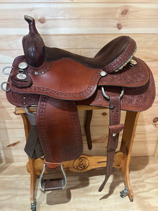 16” Circle Y Kelly Kaminski “Big Dreams-All Heart” Barrel Racing Western Saddle Model 2200