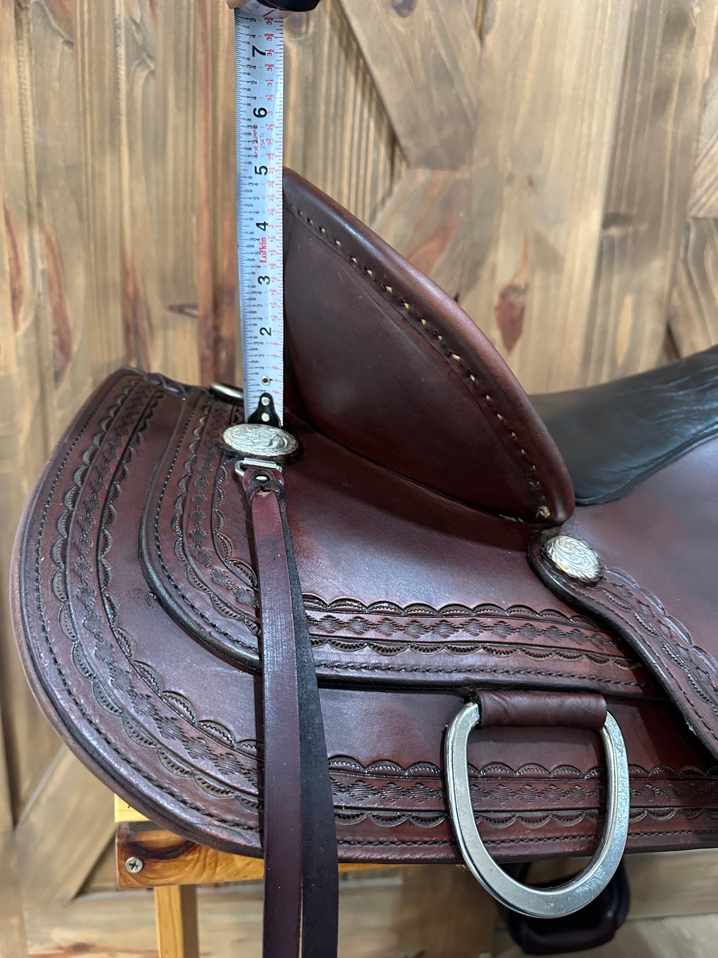 17” Circle Y Durango Flex-Lite Mule Western Trail Saddle Model # 1155