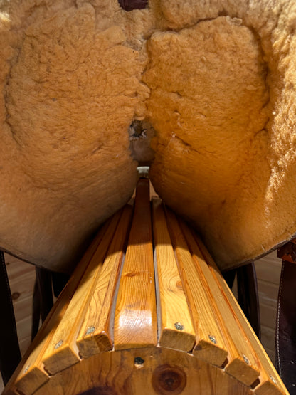 16” Billy Cook Basket Stamped Dally Team Roper Western Saddle 9111