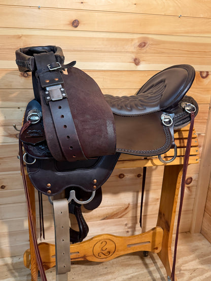 18.5” Tucker High Plains Western Trail Saddle Model T60