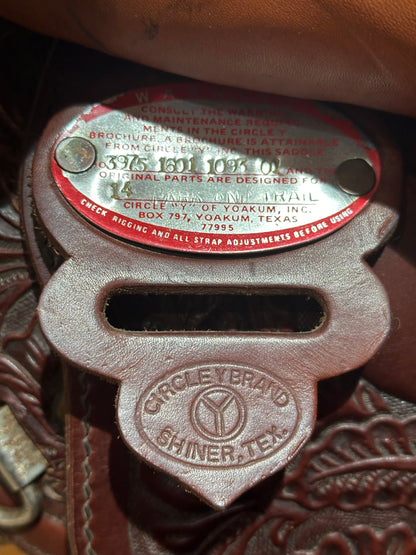 16” Circle Y Western Show Saddle Model 3975 * Matching Breast Collar*