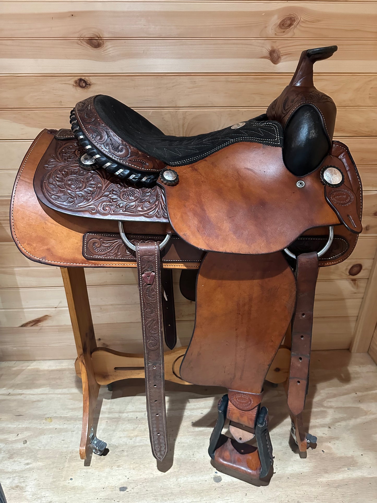 16” Billy Cook Team Roper Western Saddle Model 73638