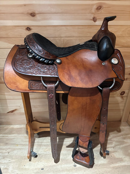 16” Billy Cook Team Roper Western Saddle Model 73638