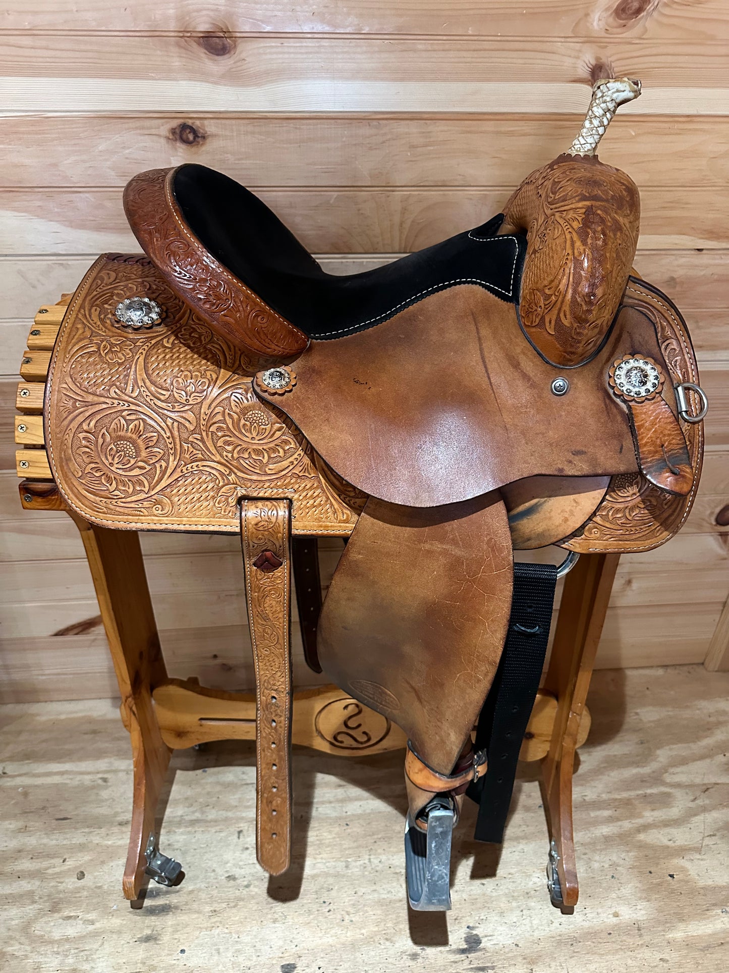 14.5” Circle Y Marlene Special EFFX Barrel Racing Western Saddle Model 1186
