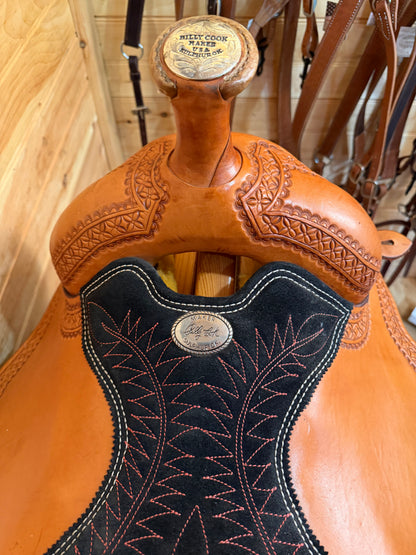 16” Billy Cook Maker Team Roper Sulphur, OK Western Saddle 2122