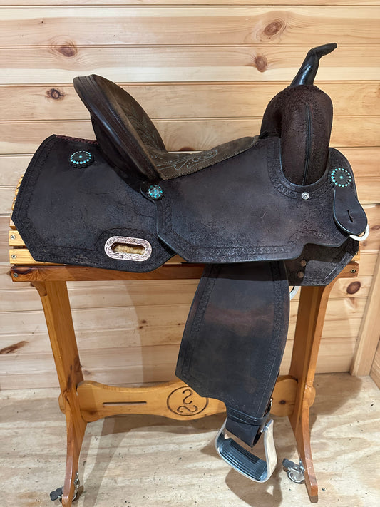14” Circle Y High Horse Lindale Western Barrel Saddle Model 6228  (2019 Year)