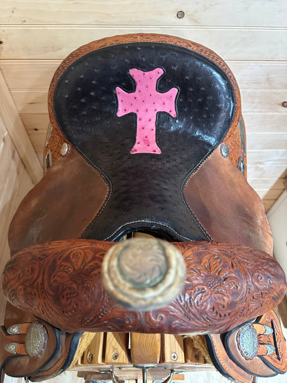 14” Circle Y Martha Josey Ultimate Barrel Saddle Model 1164