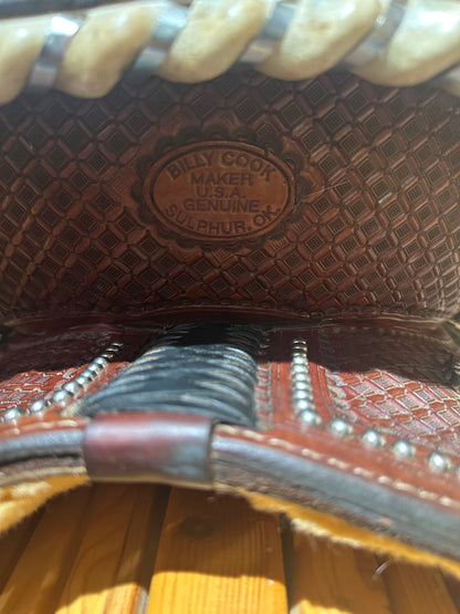 15” Billy Cook Maker Sulphur, OK Barrel Racing Saddle Model 1530
