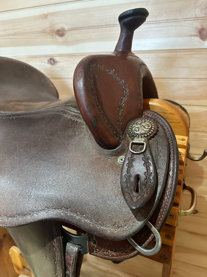 14” Clinton Anderson Aussie Stock Saddle by Martin Saddlery