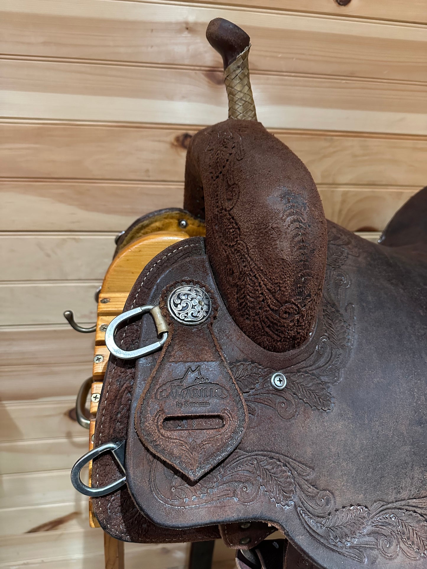 14.5” Reinsman Team Camarillo Barrel Racing Western Saddle Model 4231