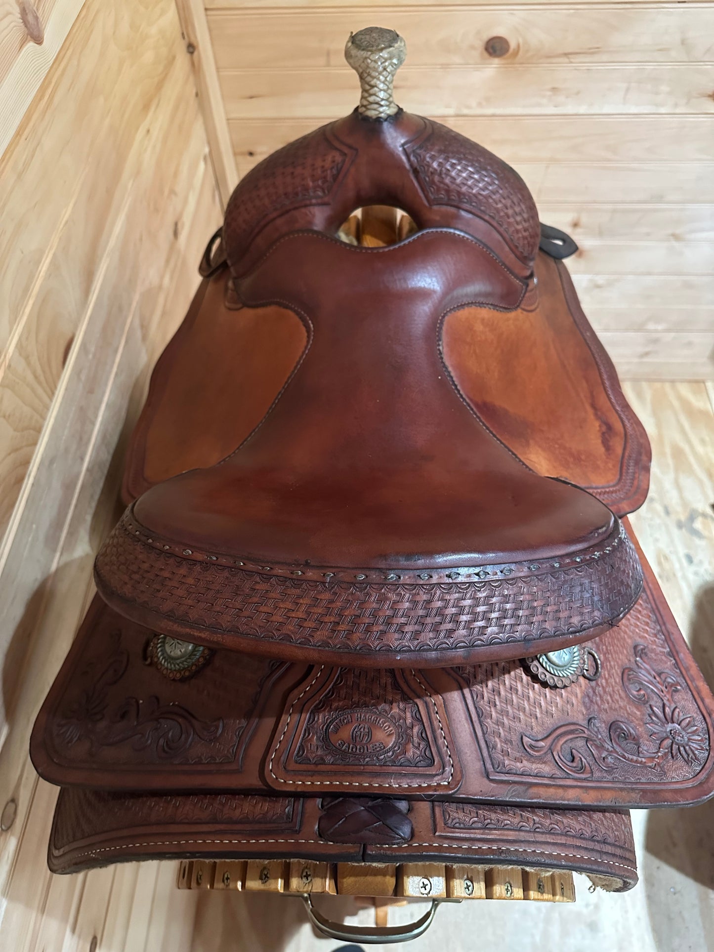 16” Mitch Harrison Custom Maker Western Reining Saddle