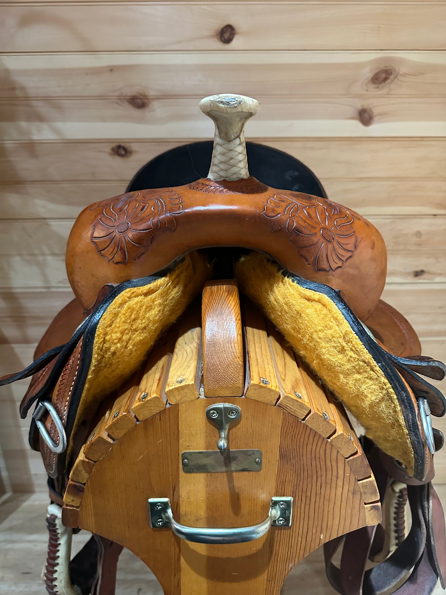 13” Rocking R Saddlery Youth Barrel Racing Saddle