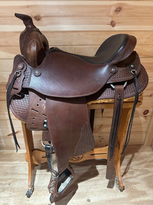 16” Ortho-Flex “The Western Lariat” Western Trail Saddle Model TP-160