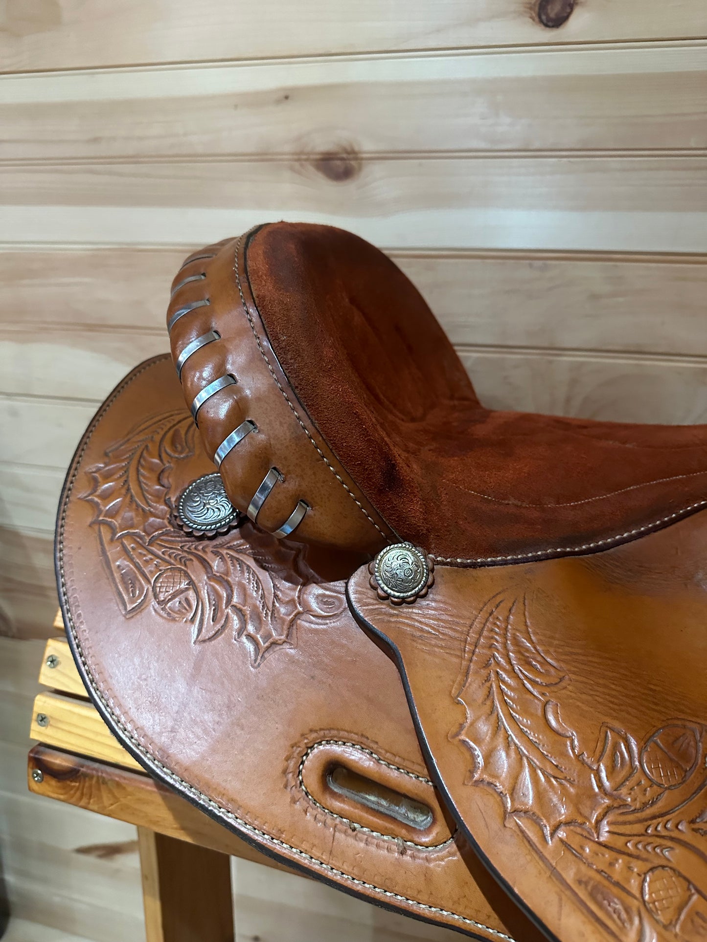 16” Blue Ridge Barrel Racing Western Saddle Model 9010