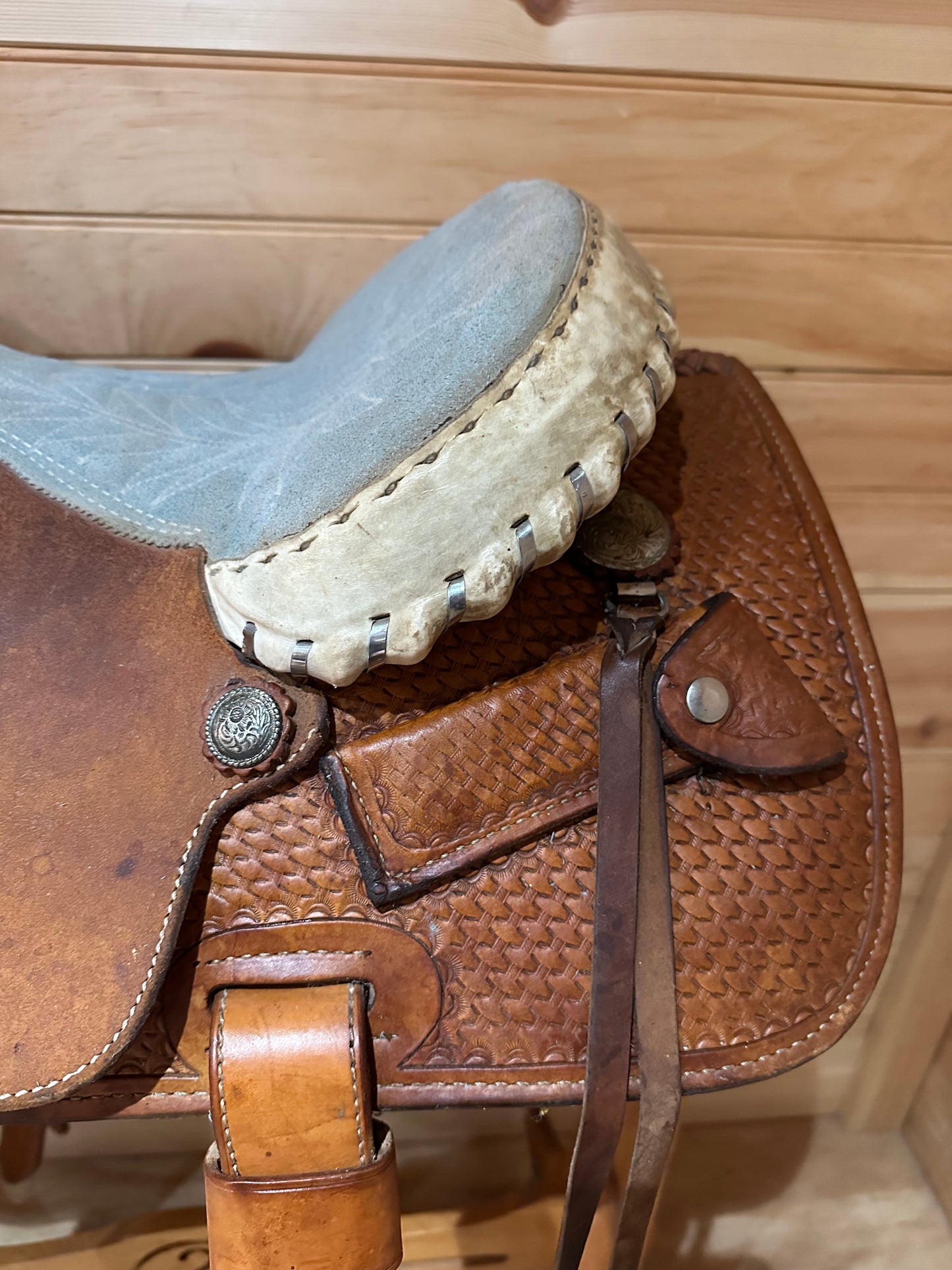 14.5” Billy Cook Maker Barrel Racing Western Saddle Model 1527