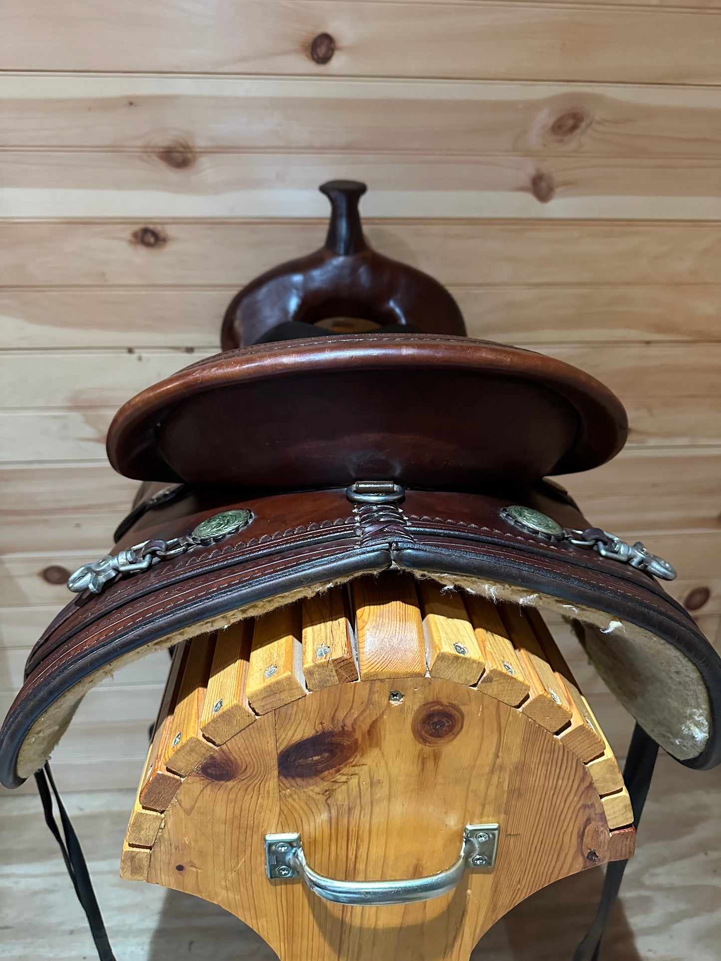 16” Circle Y Topeka Flex-Lite Western Trail Saddle Model 1551