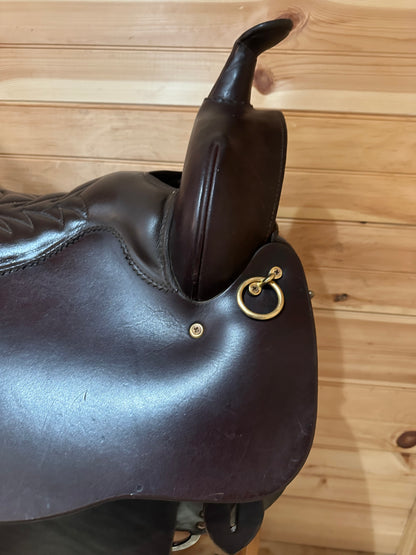 17.5” Tucker Cheyenne Western Trail Saddle Model 157