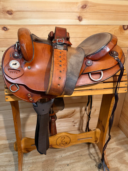 16.5” National Bridle Shop Gaited Endurance Saddle Model 2624