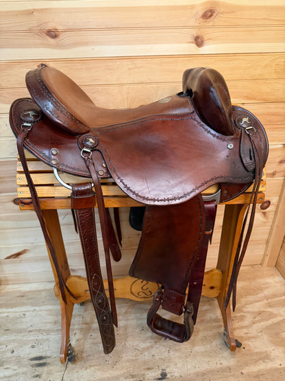 15” Clinton Anderson Aussie Stock Saddle by Martin Saddlery