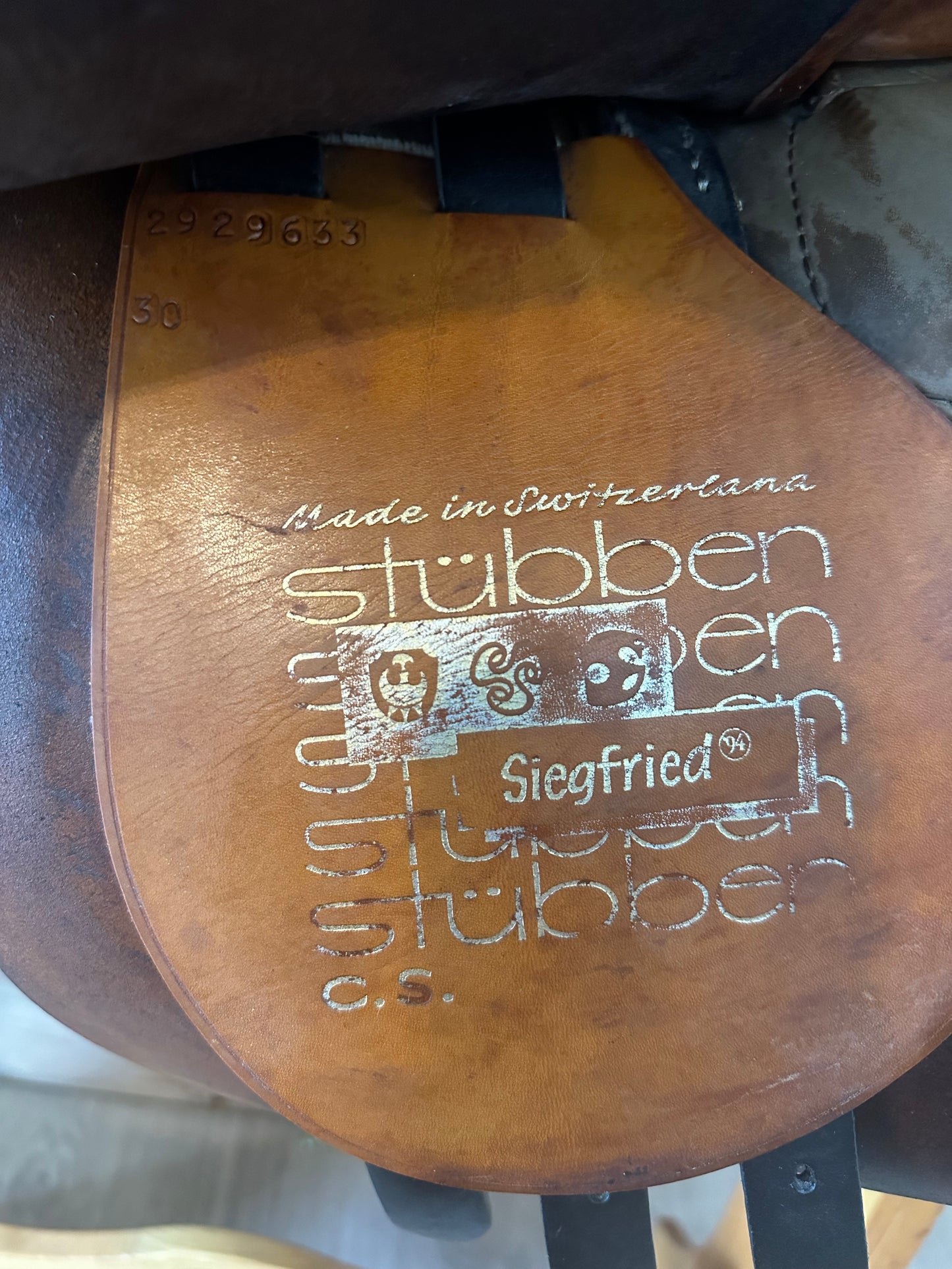 17.5” Stubben Siegfried C.S. Close contact/Jump Saddle