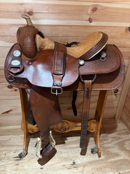 16” Crates Equi-Fit Reiner Western Saddle Model 4527