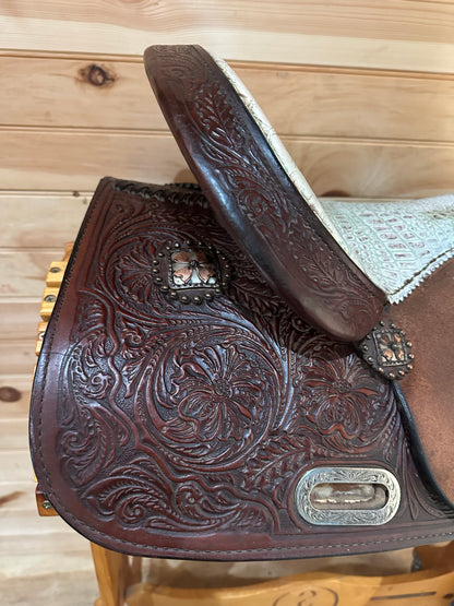 15” Circle Y High Horse RunAway Gator Barrel Saddle Model 6223