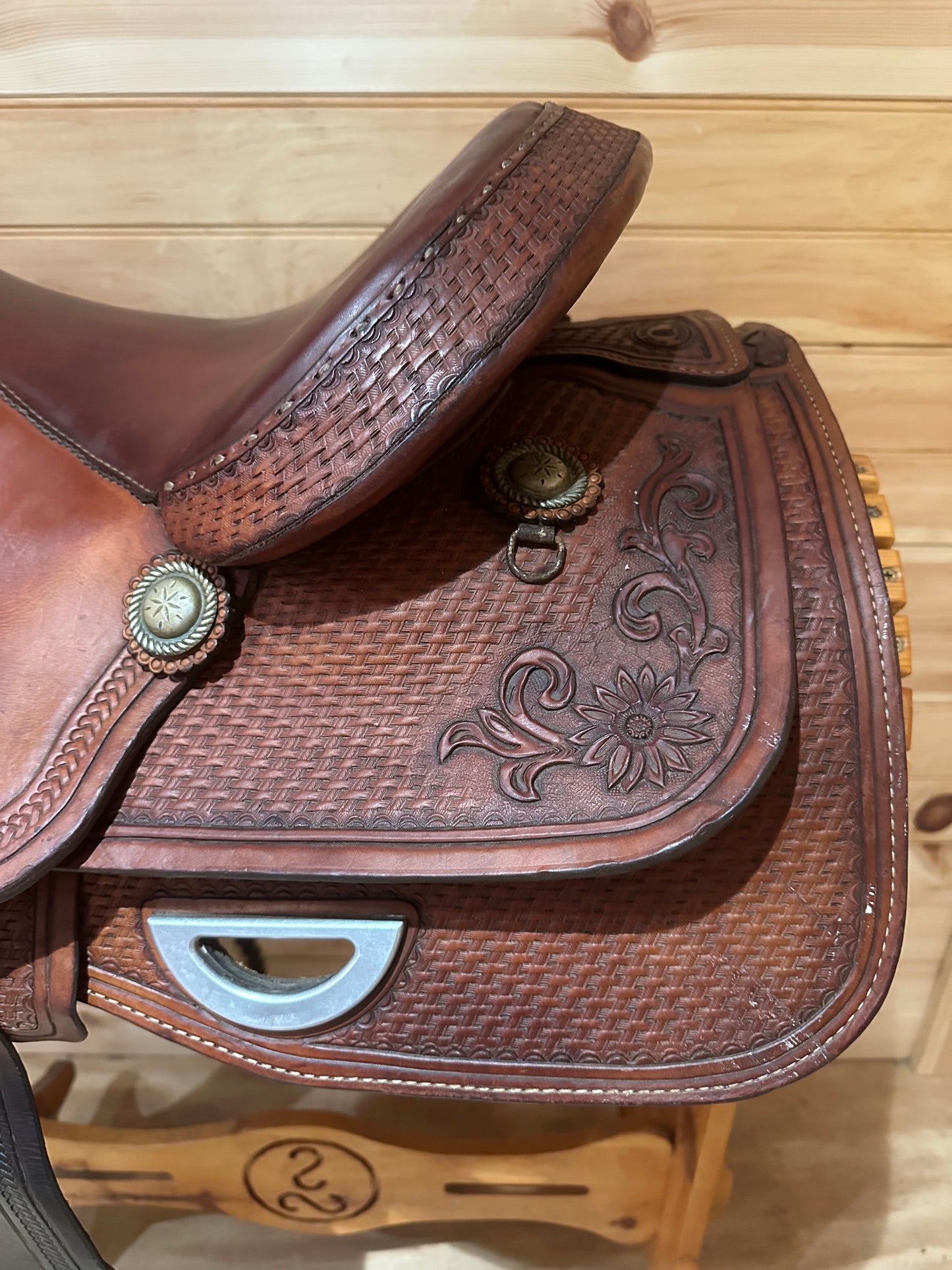 16” Mitch Harrison Custom Maker Western Reining Saddle