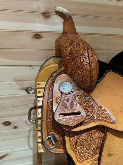 14” Circle Y Youth Western Show Saddle Model 3660