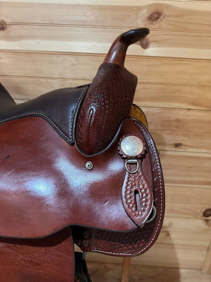 16” Crates Equi-Fit Western Trail Saddle Model 2160