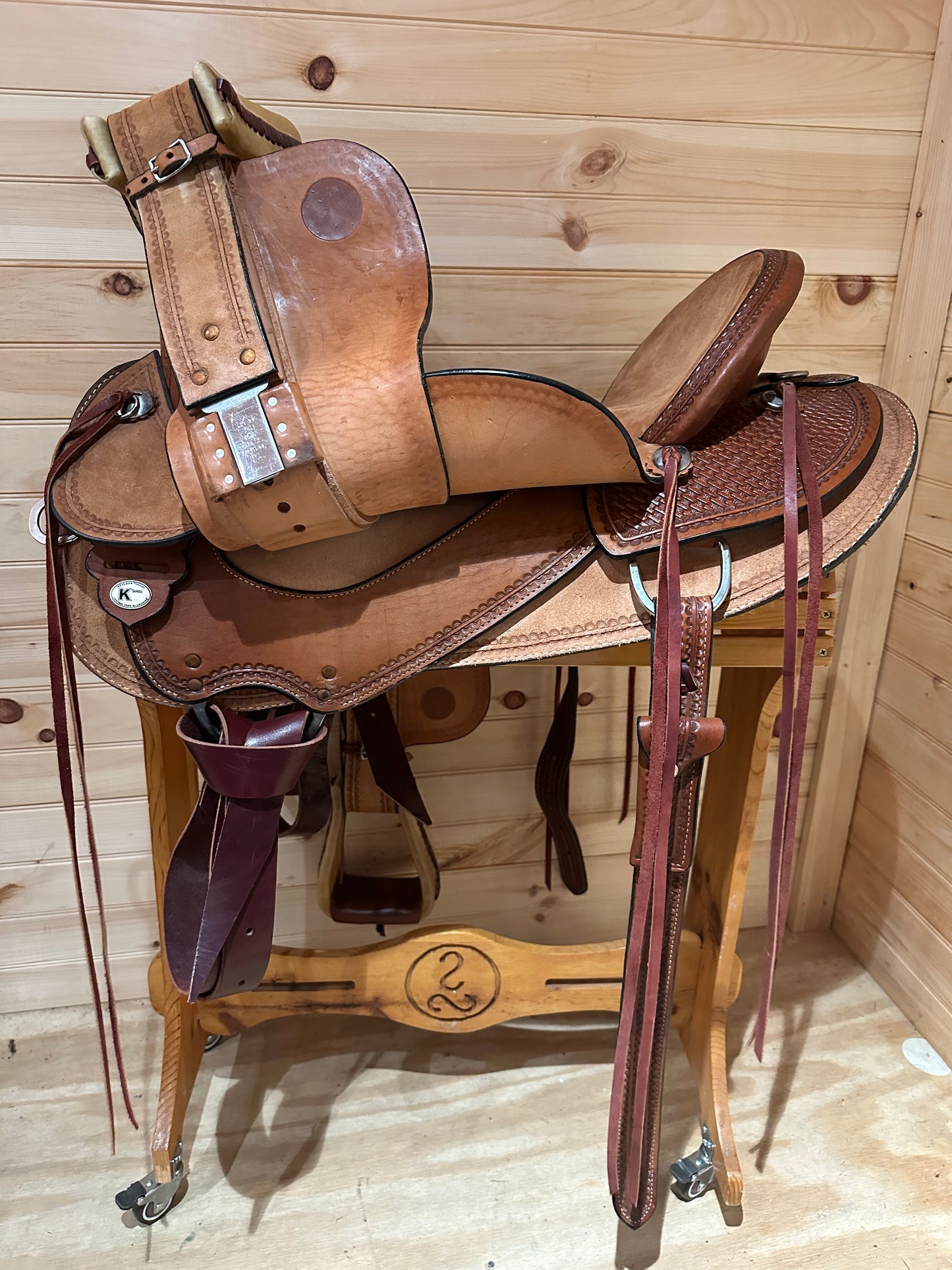 18” Circle Y Crossfire Ranch Hardseat Western Saddle Model 1123