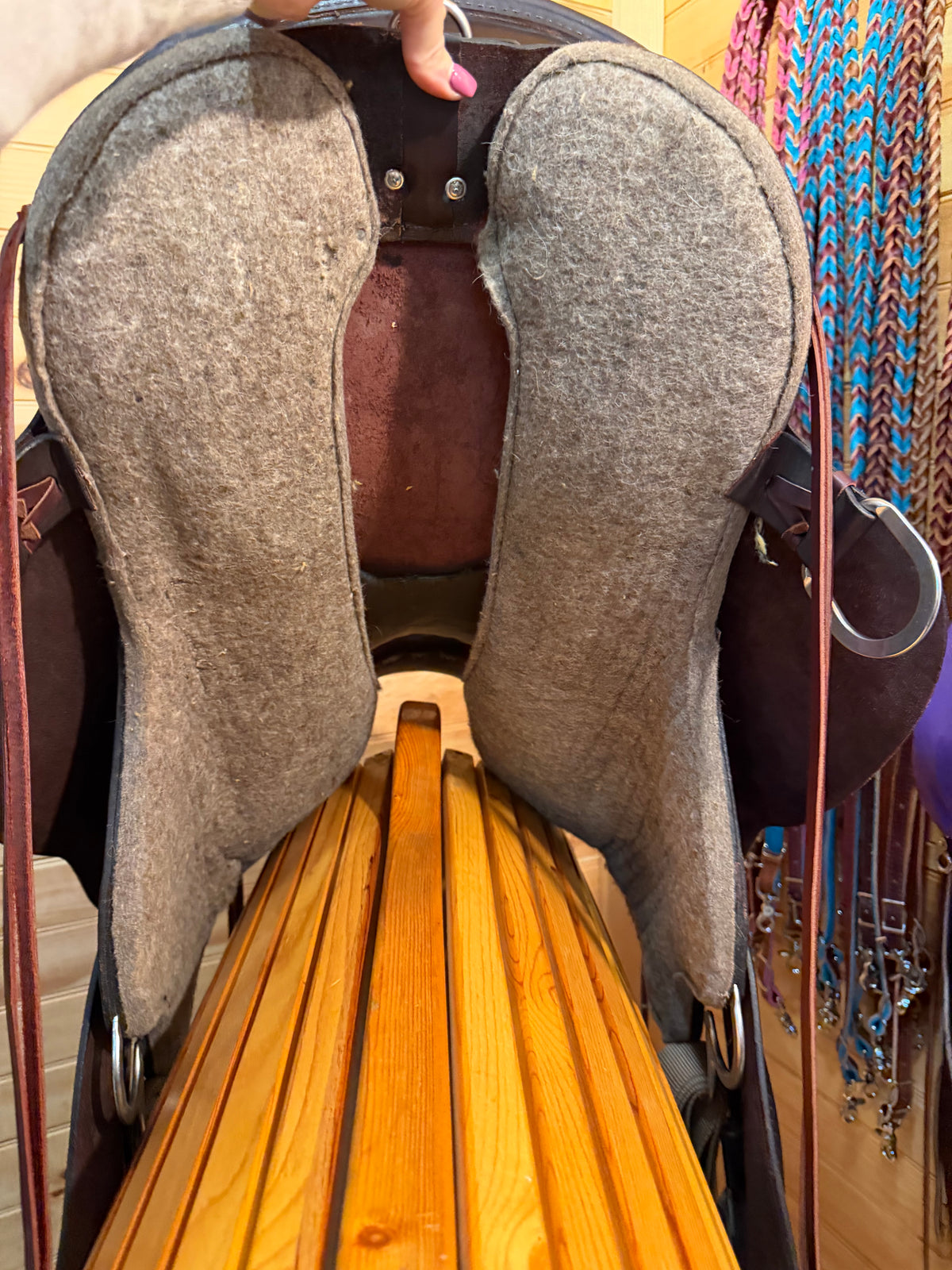 18.5” Tucker High Plains Western Trail Saddle Model T60