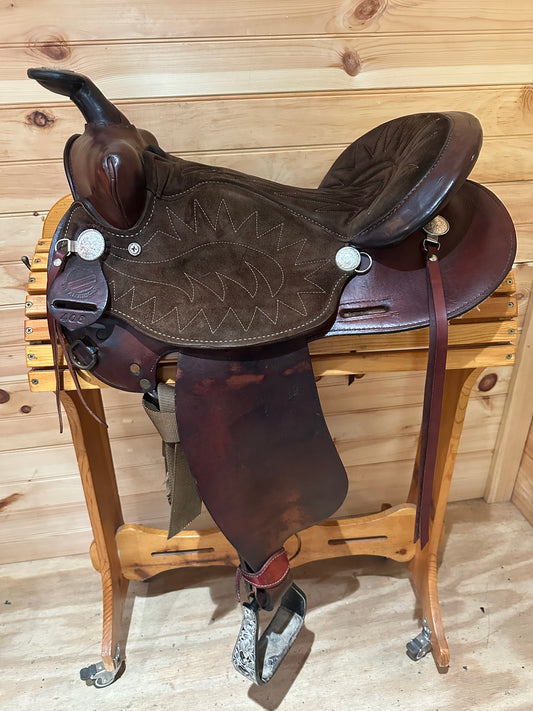 16” American saddlery Barrel Racing Western Saddle Model 408
