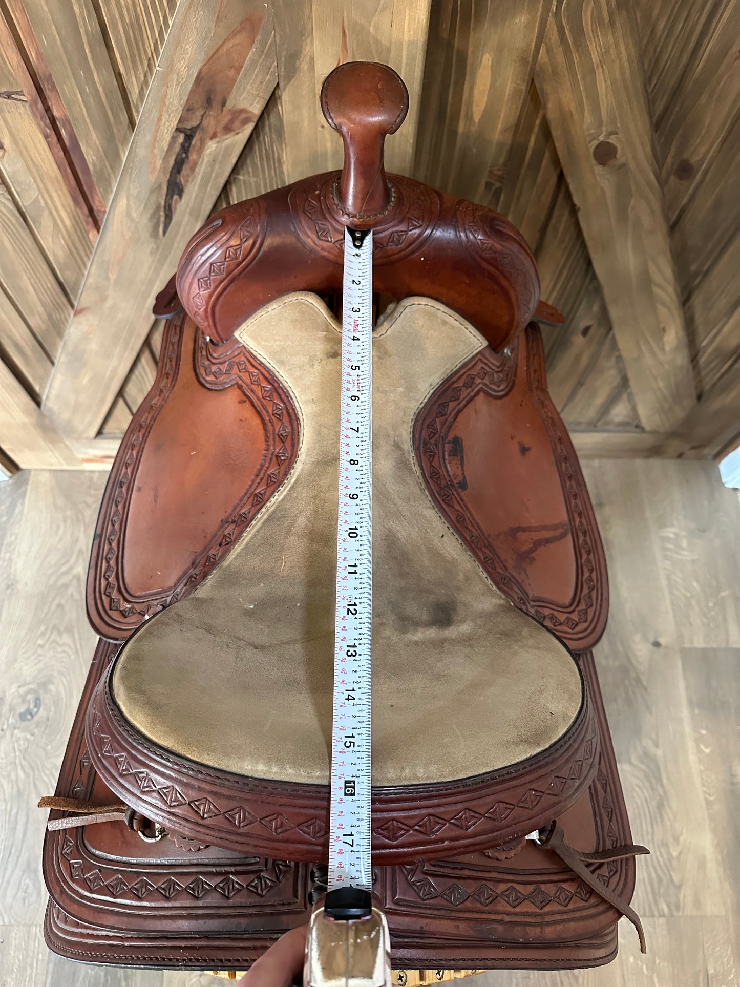 16” Tex Tan Hereford Western Trail Saddle