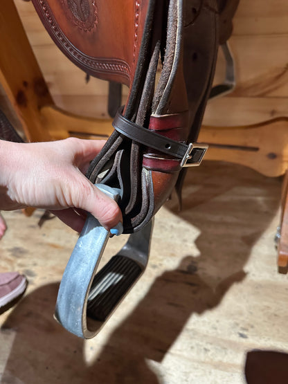 18” Circle Y All-Around Ranch Roper Western Saddle Model 1124