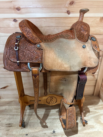 15” Equitech Team Roper Western Saddle