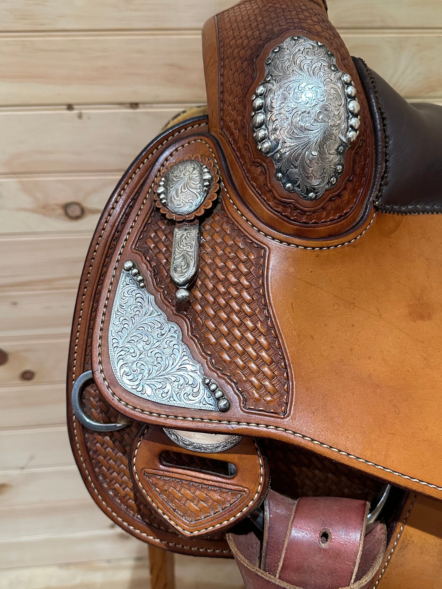 15” Bob’s Custom Saddlery Bob Avila Show Reiner Western Saddle