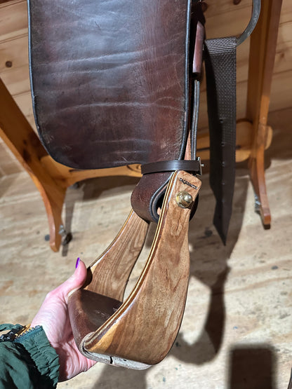 16” Pard’s Advantage Western Training Work Saddle