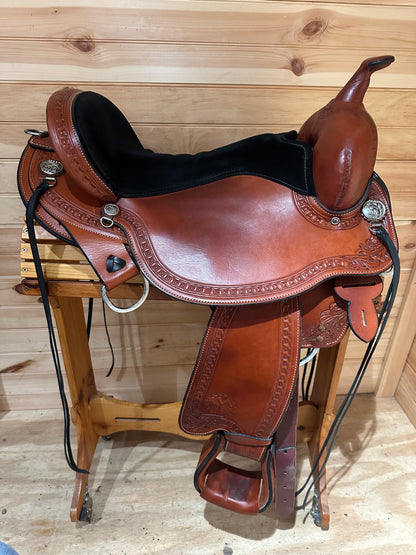 17” Circle Y Sheridan Flex2 Western Trail Saddle Model 1572