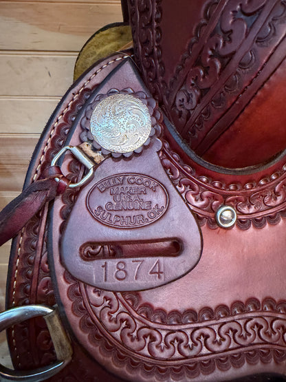 16” Billy Cook Maker Ranch Versatility Western Saddle Model 1874