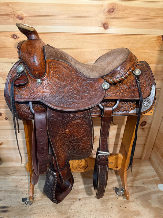 16” Tex Tan Hereford Equitation Show Saddle Model 1192I