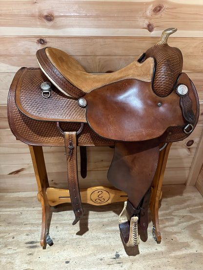 16” Crates Equi-Fit Reiner Western Saddle Model 4527