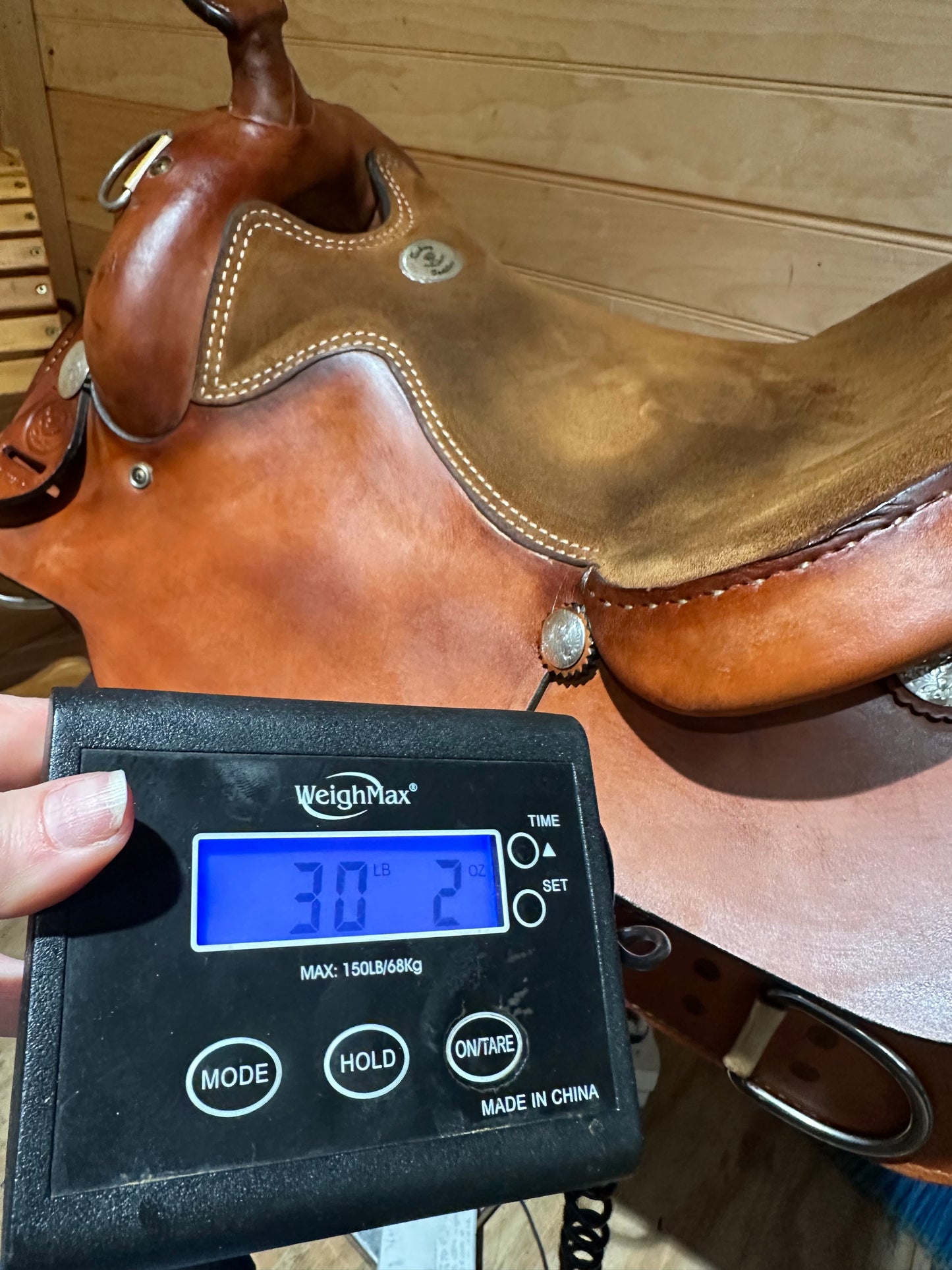 16.5” Rocking R Western Work Training Saddle