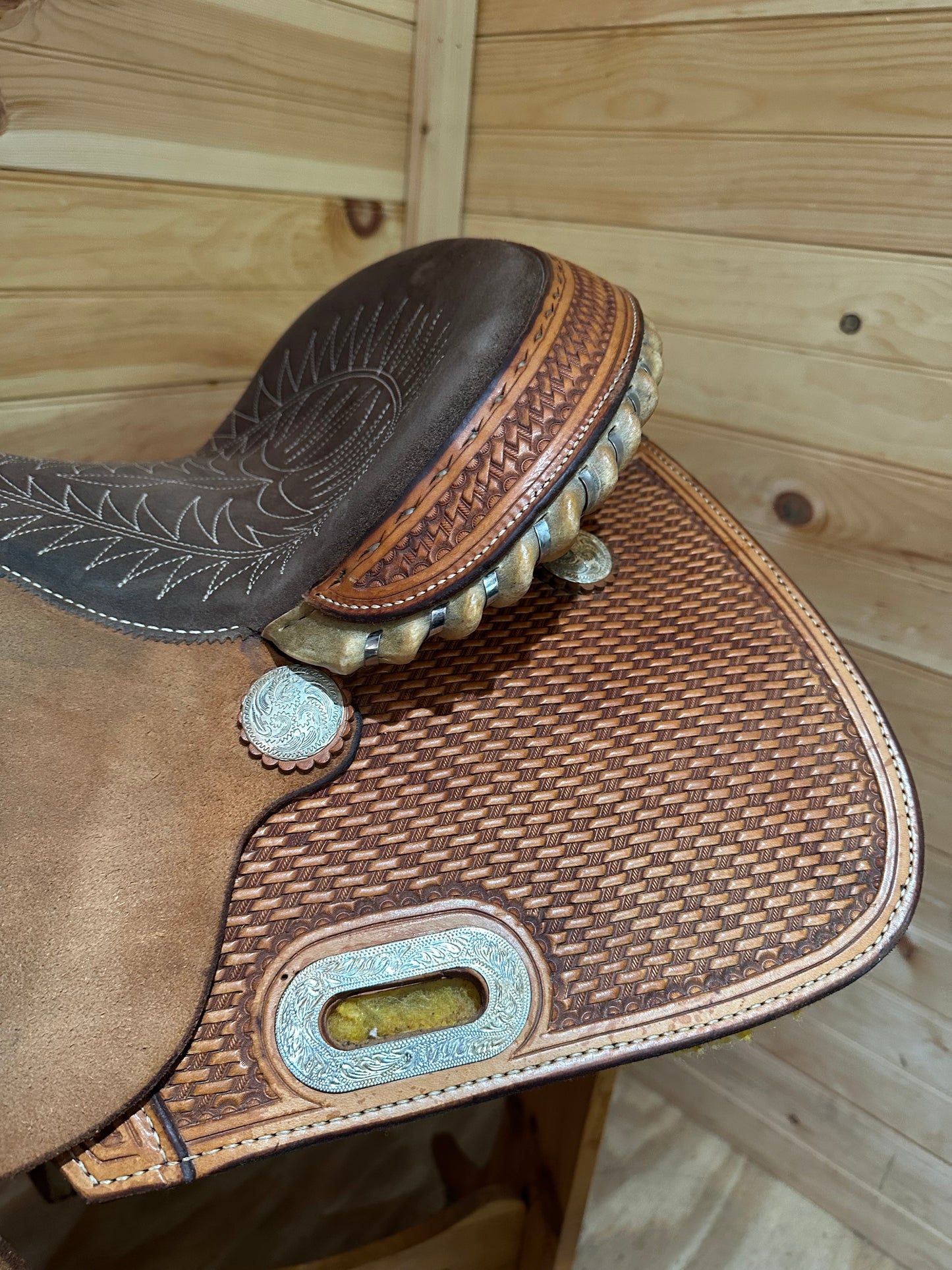 15” Billy Cook Maker Sulphur,OK Barrel Racing Saddle Model 1901