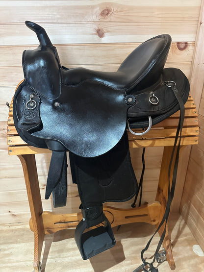 15” Crest Ridge Sonata Lite Western Trail Saddle