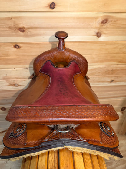 16.5” National Bridle Shop Tennessean Deluxe Western Saddle Model 2211