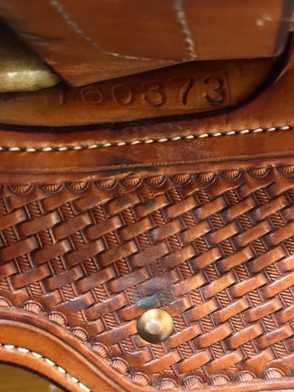 16” Billy Cook Original Western Trail Saddle Model 1536 Sulphur, OK