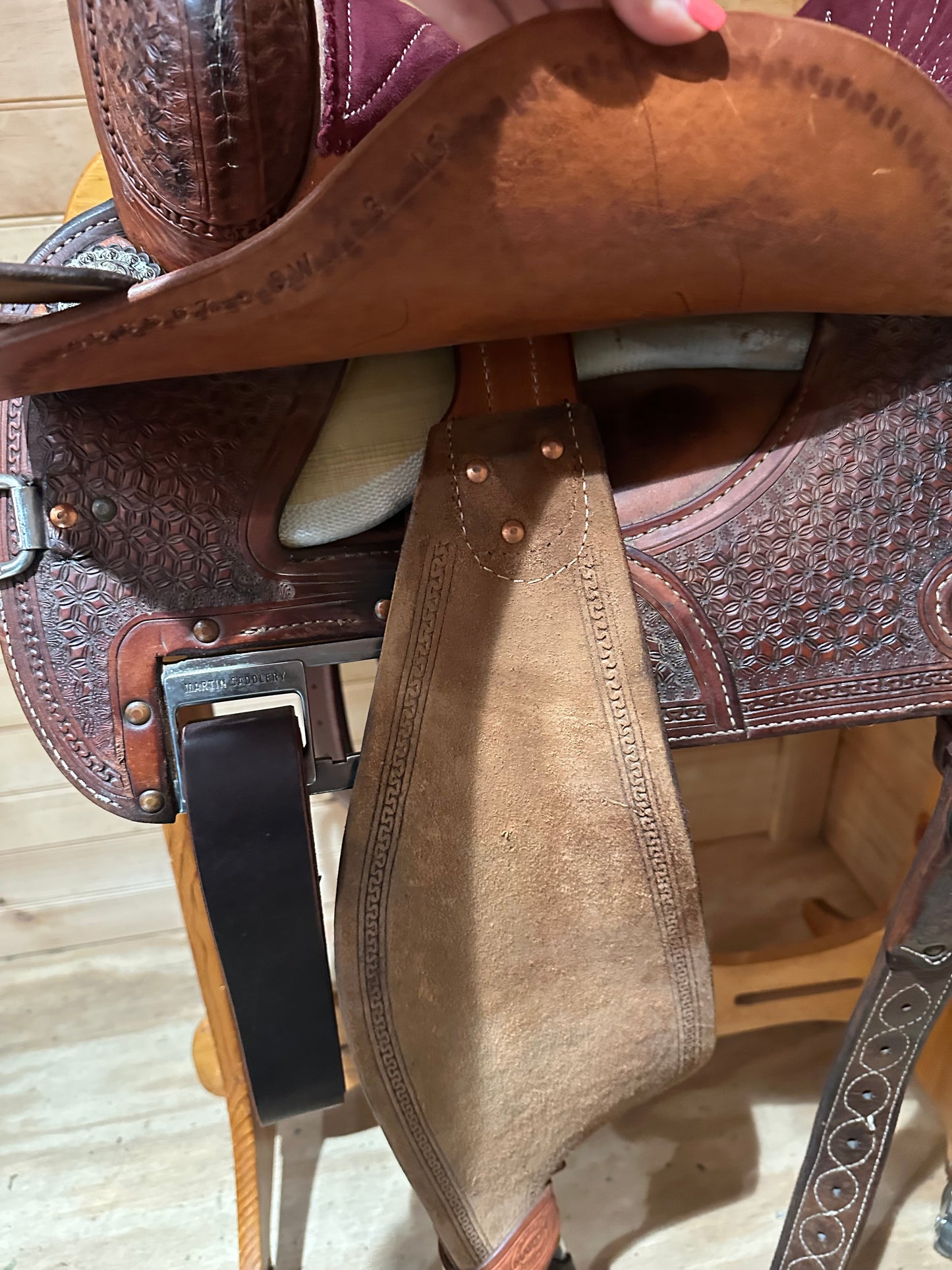 15” Martin Crown C Barrel Racing Saddle Model 4585